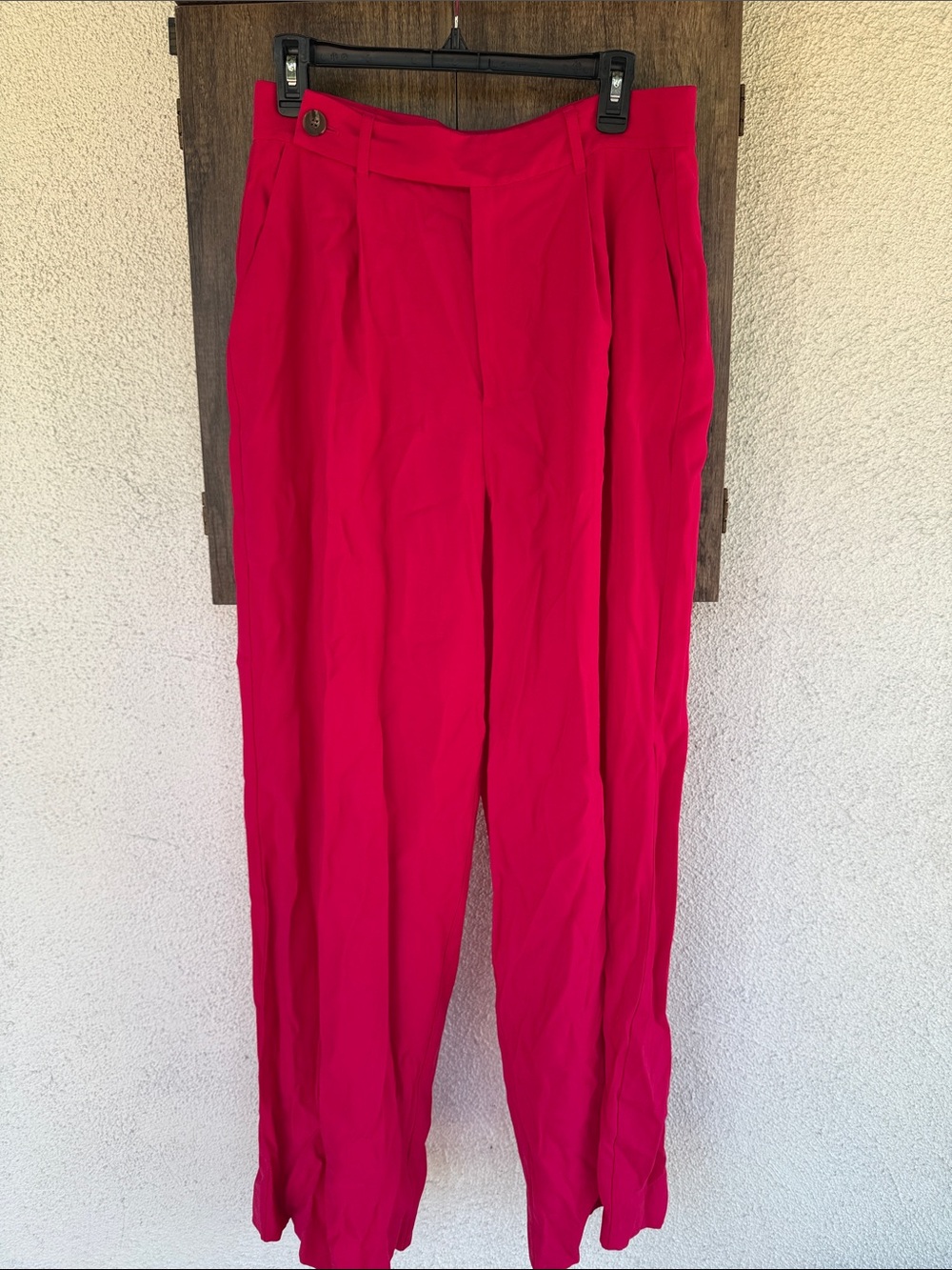 DKNY High Waist Wide Leg Pant